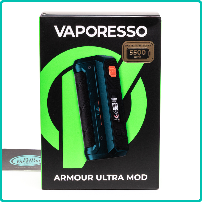 Packaging de la Box Armour Ultra Vaporesso